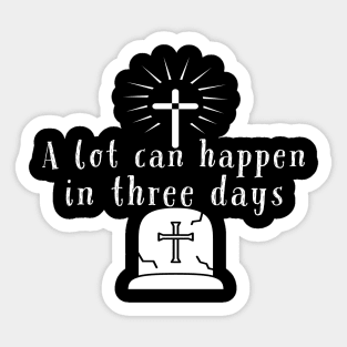 He Is Risen Cool Inspirational Easter Christian Sticker